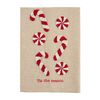 Mud Pie Christmas Bead Towel, Candy Cane, 21" x 14"