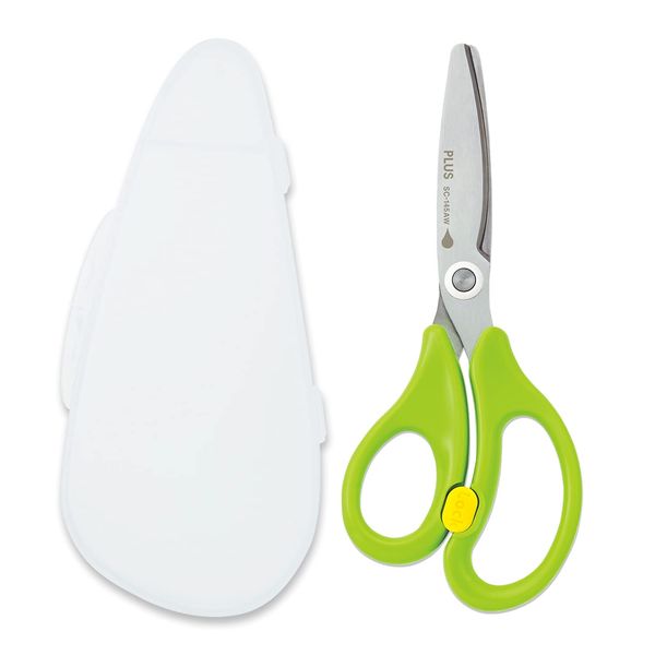 Plus SC-145AW 35-715 Food Cutter, Scissors, Baby Food, Fit Cut Curve, Bite Cut, Green