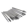 ToolTreaux Diamond Coated Cutting Burrs Set Assorted Rotary Tools 30pc 150 Grit