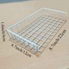 GBYAN Wire Storage Basket Shelf Basket Wall Grid Accessories Organizer for Grid Panel, 2 Pack