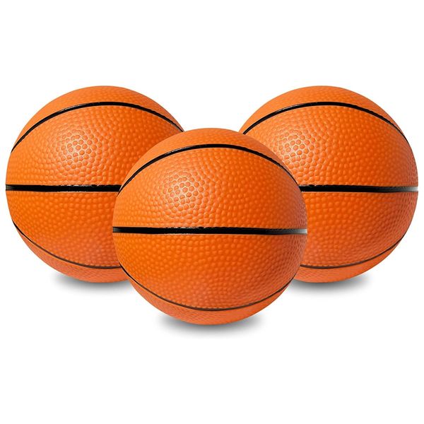 Botabee 5" Mini Basketball Balls Set of 3 - Ideally Sized for Boys, Toddlers, Mini Hoop Enthusiasts - Exciting Toy for Endless Games, Activities - Durable PVC - Versatile for Indoor or Outdoor Play