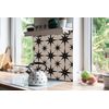 Peel and Stick Self-adhesive Tiles Decals Kitchen Stickers Set Star