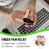 IRUFA 3D Breathable Fabric Trigger Finger Splint Brace Pain Relief Support Wrap