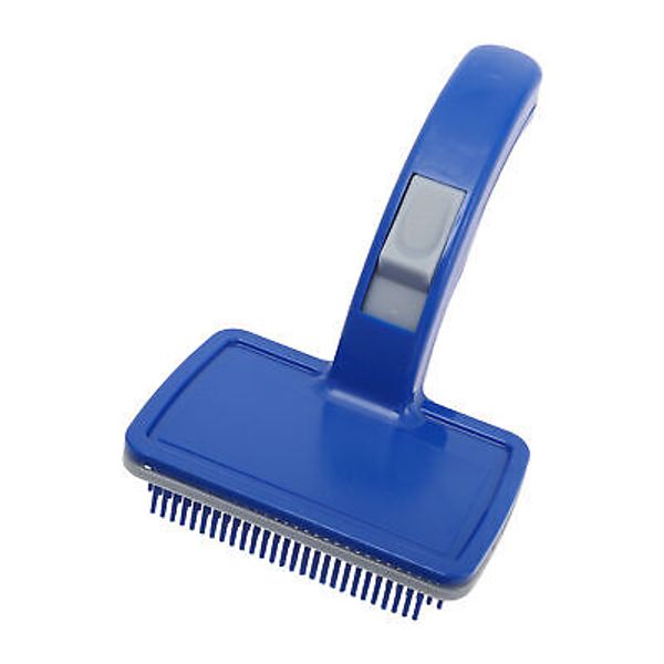 Pets Grooming Supplies Dematting Brush for Dogs and Cats 7.87"x4.72" Blue