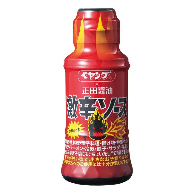 Shoda Soy Sauce Peyang x Shoda Super Spicy Sauce, 5.1 fl oz (150 ml) x 6 Bottles