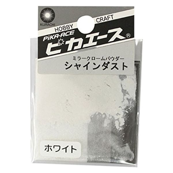 Pika Ace Nail Powder Shine Dust #361 Mirror White SS Art Material