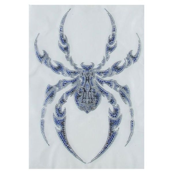 Rhinestone Patch LL Iron Patch Spider