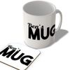 McMug - Ben's Mug - Name Mug and Coaster Set, Ceramic, 11fl.oz.