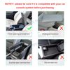 Leather Central Armrest Storage Box Mat Guard Cushion Decor Cover Accessories