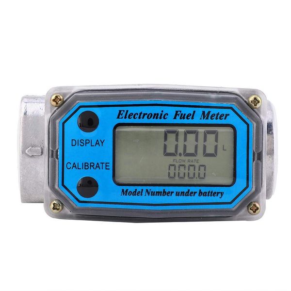 Flow Meter, Digital Flow Meter, Flow Sensor, Turbine Flowmeter, Diesel, Fuel Flowmeter, Flow Cumulative Measurement, Portable LCD Display, Modular Design, High Accuracy, Fuel, Gasoline, Kerosene, Water, Liquid, Chemicals