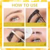 SHEEYOON Eyebrow Tint Cream, Professional Brow Eyelash DYE Kit, Natural Long Lasting Waterproof Eyebrow Colors (Brown)
