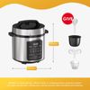 Multi-functional 6L Electric Pressure Cooker with Rice Spoon - Cookware