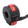 WOOSTAR 7/8" 22mm Handlebar Left Switch 3 Function Assembly Replacement for 50cc 70cc 110cc 125cc 150cc Motorcycle