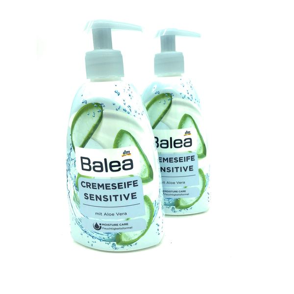 Balea Sensitive Cream Soap with Aloe Vera (2 x 500 ml)