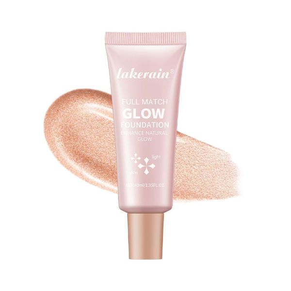 Natural Glow Illuminator Glotion - Glowing, Moisturizing, Lightweight Base, Multi-Purpose - Hydrating & Illuminating Makeup Highlighter for Radiant, Sun-Kissed Look (#2 Light, 1.35 Fl Oz (Pack of 1))