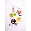Folat 20728 Inflatable Floating Toucan Cup Holder Multi Colors, Black