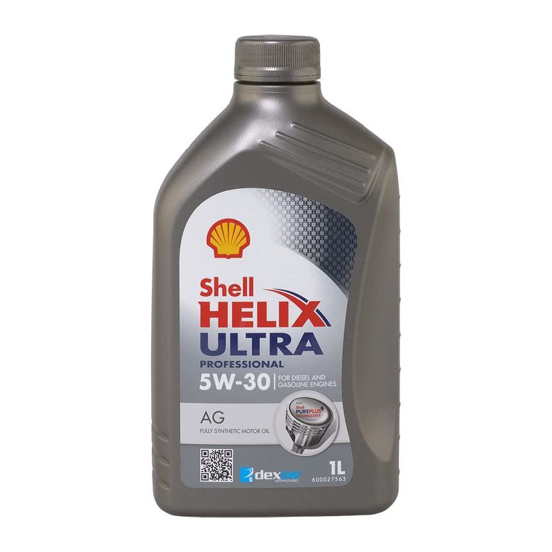 Shell Helix Ultra Professional AG, 5W-30 Fully Synthetic Motor Oil, For ...