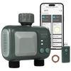 WiFi Sprinkler Timer 2 Outlets Smart Hose Faucet Water Timer Bluetooth
