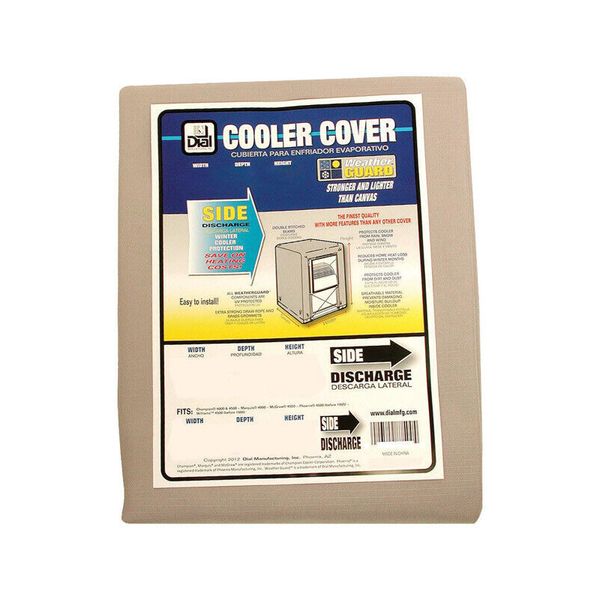 Dial 8750 Polyester Evaporative Cooler Cover 40 H x 34 W x 34 D in.