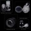 Nail Polish Remover Pump Dispenser, Push Down Cleanser Bottle for Make Up, 100ml Travel Liquid Bottle Container for Nail Art Tool Set, 2PCS