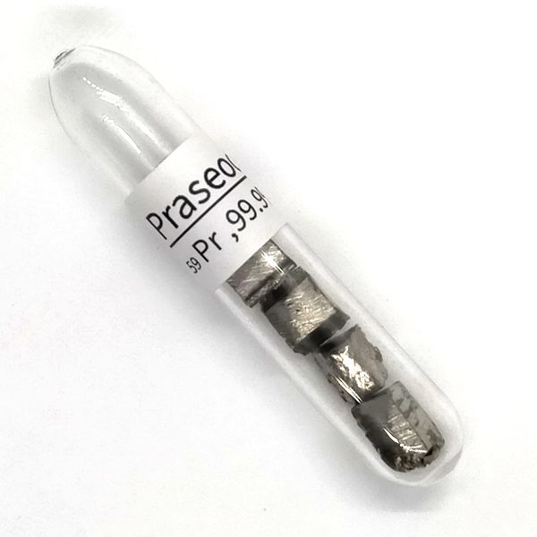 Elemental Specimen Praseodymium Pr (Block, 0.2 oz (5 g)