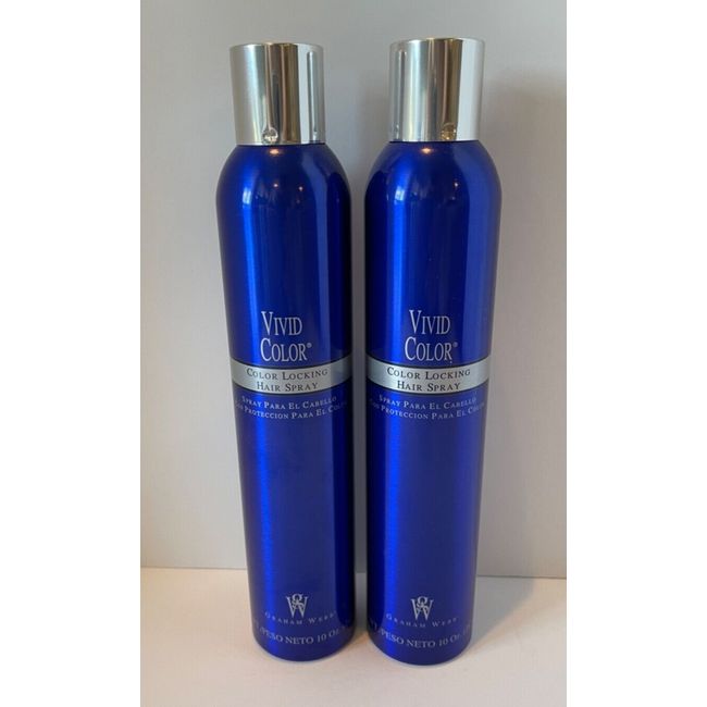 (Pack of 2) Graham Webb Vivid Color, Color Locking Hair Spray 10 oz. - New