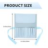 Makeup Brush Storage Bag Portable Brush Roll Up Pouch Folding Cosmetic Bag with 10 Pockets for Travel and Home Use