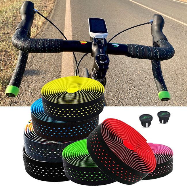 Bike Handlebar Tape Road Bicycle Anti-slip Silica Gel EVA Shock