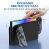 IINE Protective Case for Switch 2, PC Hard Shell Dockable Cover with Precision Cutouts, Stain & Scratch Resistance, Full Protection, Compatible with Switch 2(Raised Back)