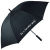It's A Tee-utiful Day Design Navy Blue Golf Umbrella Parasol