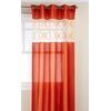 Editex Home Textiles Scala Window Panel, 56 by 84-Inch, Orange