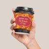 Personalized Fall Leaves Coffee Cup Sleeve