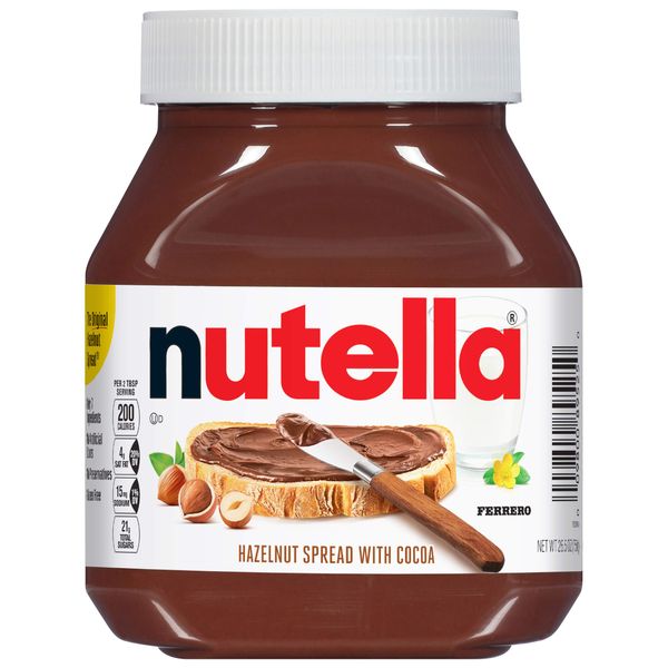 Nutella Chocolate Hazelnut Spread, Perfect Topping for Pancakes, 26.5 oz (Pack of 1)