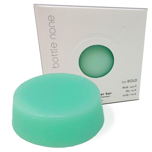 BOTTLE NONE | be BOLD Conditioner Bar for Curly Hair & Thick, Coarse Hair | Embrace Your Curls with Lustre and Bounce Enhancing Ingredients | PH Balanced/Salon Grade/Natural | 50+ Washes