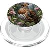 A Ruffed Grouse Surrounded By Mountain Laurel Flowers PopSockets PopGrip for MagSafe