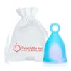 Peachlife Mini, Small Ring Menstrual Cup | Reusable Tampon & Pad Alternative