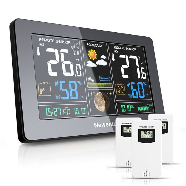 Newentor Q5 Weather Station Wireless Digital Indoor Outdoor