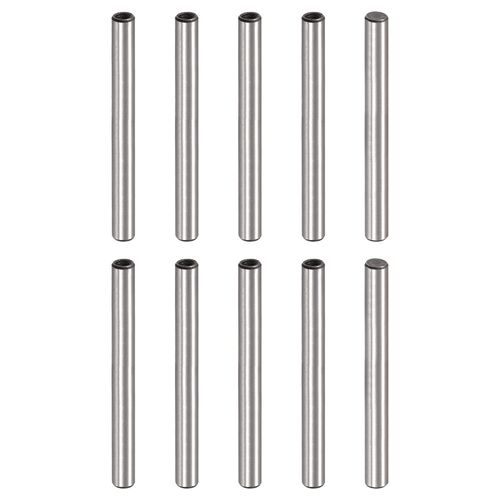 uxcell M3 Inner Screw Knock Pins, 0.2 x 1.8 inches (5 x 45 mm), Beveled Flat Carbon Steel, Cylindrical Pins, Bed Bookshelf, Hardware, Industrial Pins, Pack of 10