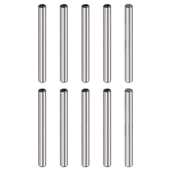 uxcell M3 Inner Screw Knock Pins, 0.2 x 1.8 inches (5 x 45 mm), Beveled Flat Carbon Steel, Cylindrical Pins, Bed Bookshelf, Hardware, Industrial Pins, Pack of 10