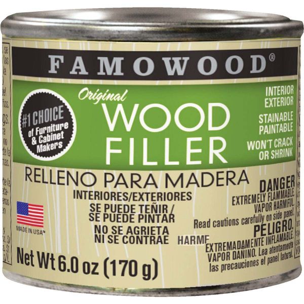 Famowood 6 Oz. Alder Wood Filler 36141100 FAMOWOOD 36141100 076818411000 Wood