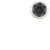 10pc External Star Female Deep Socket Set Cr-V 1/2" Drive With Case