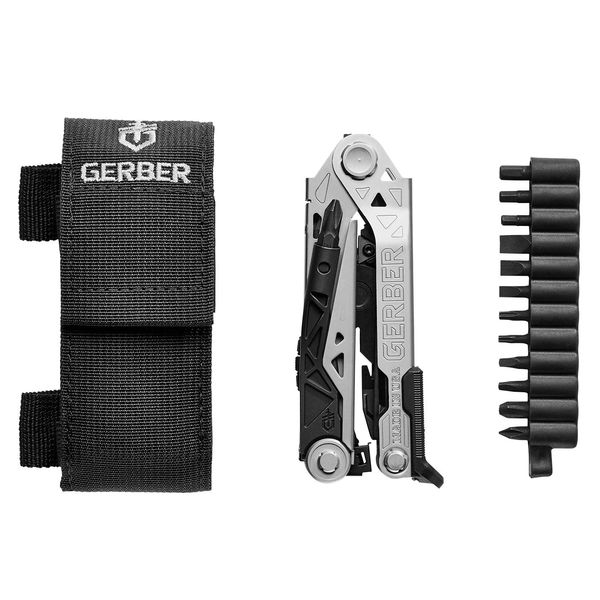 Gerber Gear 30-001194N Center-Drive Multitool with Bit Set, and Sheath