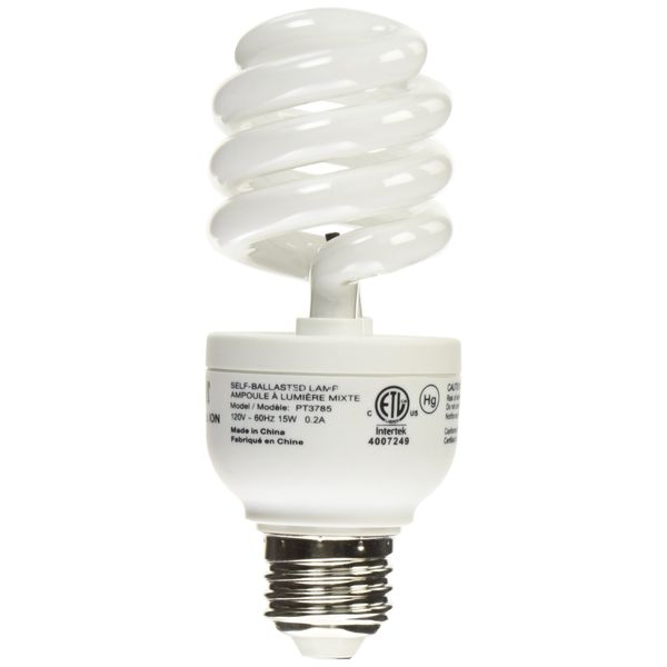 Exo Terra Natural Light Ion, Reptile Terrarium Deodorizing Light Bulb, 15 Watts, PT3785