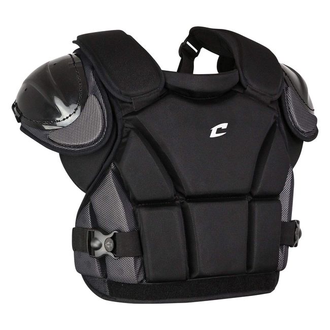 Champro Pro Plus Umpire Chest Protector (Black, X-Large)