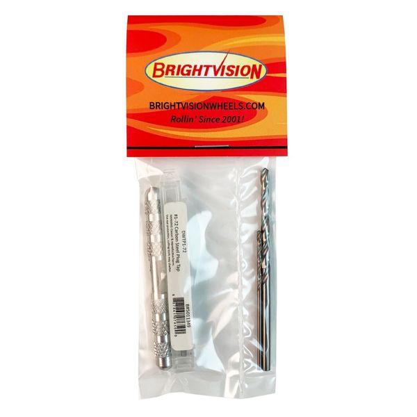 Brightvision Screw-In 1-72 Rivet Tap, T-Handle & Bits Kit For Customs & Restores