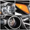For 2013-2015 Chevy Chevrolet Malibu Black Projector Headlights Left Right Pair