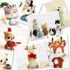 7 Colors Needle Felting Wool for Crafts 35g