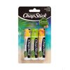 NEW! CHAP STICK (3-PACK) 0.15 Oz. ●TROPICAL PARADISE●🌴 Collection 🌺.🥥.🍍.🥭.