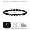 Philip Jones Black Onyx Mini Beaded Gemstone Stretch Bracelet