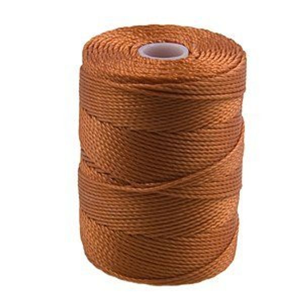 C-Lon Bead Cord, Light Copper - 92 Yard Spool